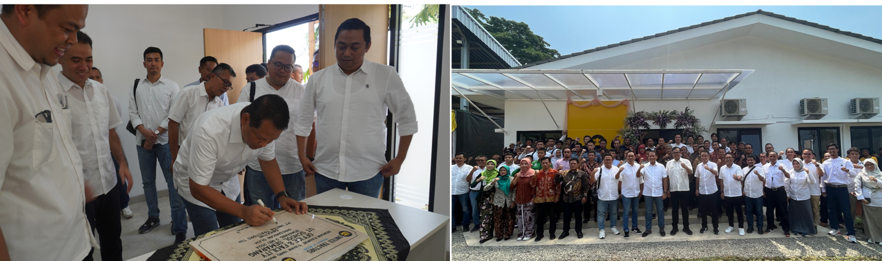 The inauguration ceremony of the new UT School Semarang Branch building was held on National Education Day.