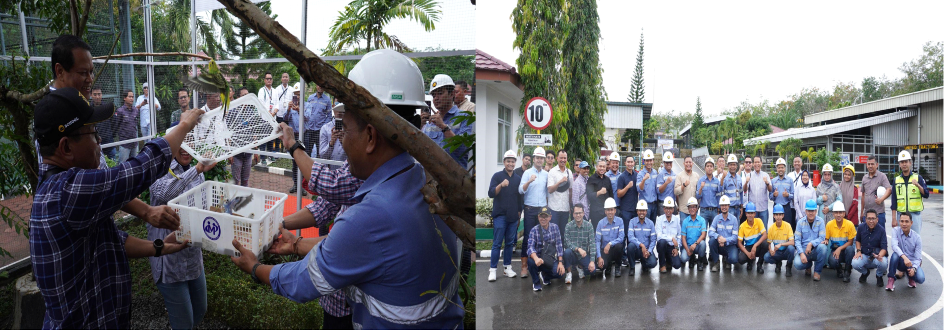 Protecting Biodiversity, United Tractors Site Rantau Inaugurated Mini Aviary