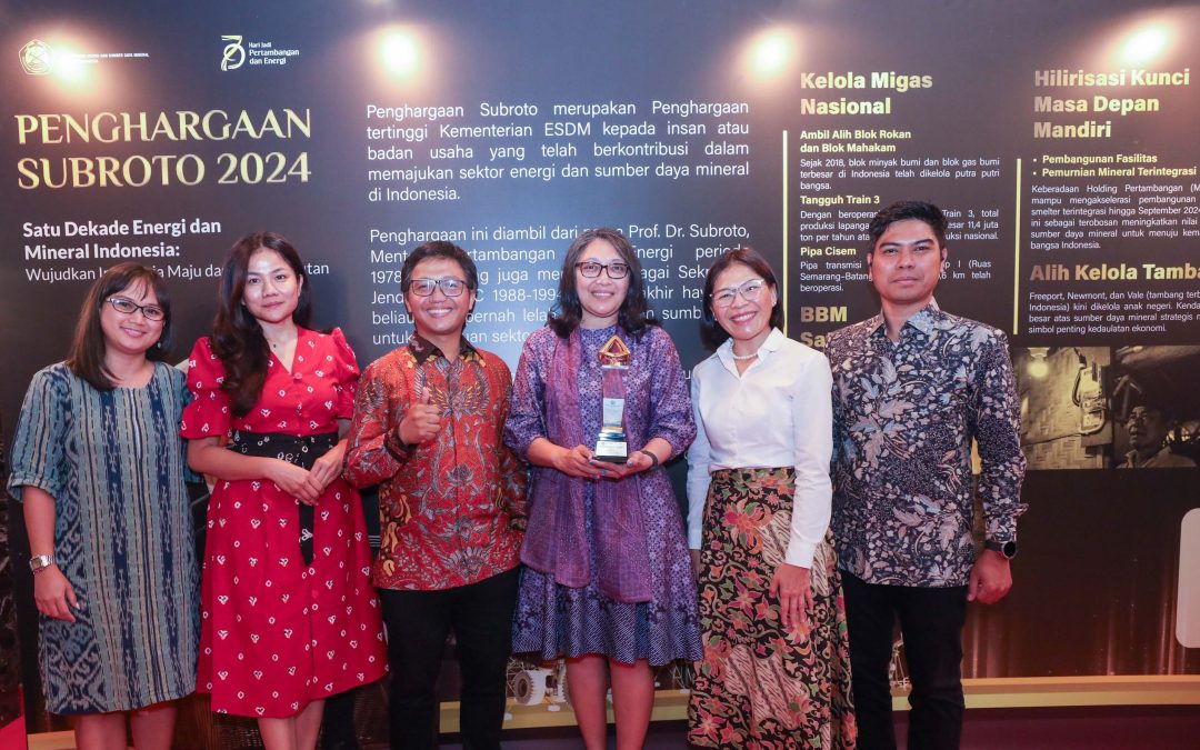 Providing Best Innovation in Education, Agincourt Resources Wins Subroto Award from the Ministry of Energy and Mineral Resources