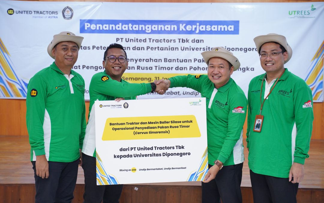 Perluas Dampak Keberlanjutan, United Tractors Jalin Kerja Sama dengan Universitas Diponegoro